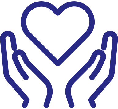 hands holding a heart